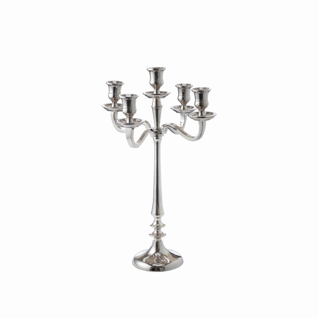 Ljusstake Kandelaber Silla 40 cm Blank silver