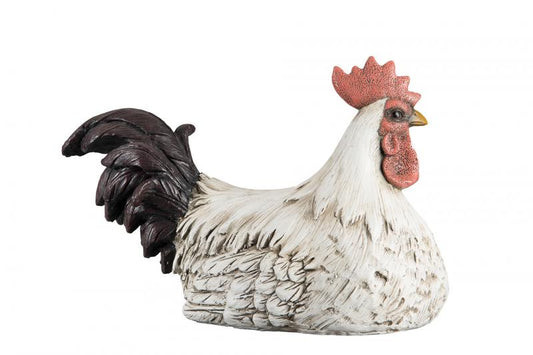 Påskdekoration Tupp Liggandes Poly 37x20x24cm