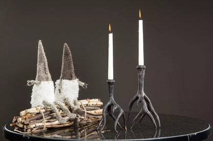 Julljusstake Renhorn Mörkbrun Poly 15x13x29cm 1 st HH