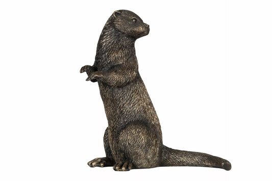 Dekoration Djur Utter Guldbrun Poly 34,5x16x35,5cm