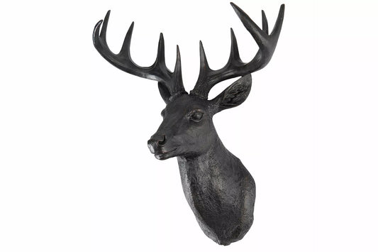 Juldekoration Inomhus Hjort Huvud Poly 37x19x48cm