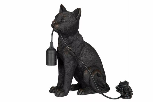 Bordslampa Figur Katt Polyresin HH