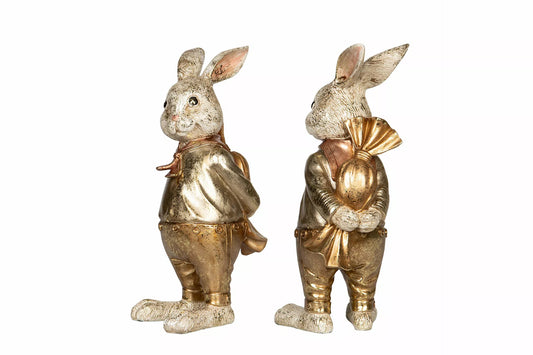 Påskdekoration Kaninpojke Karamell Poly 1st