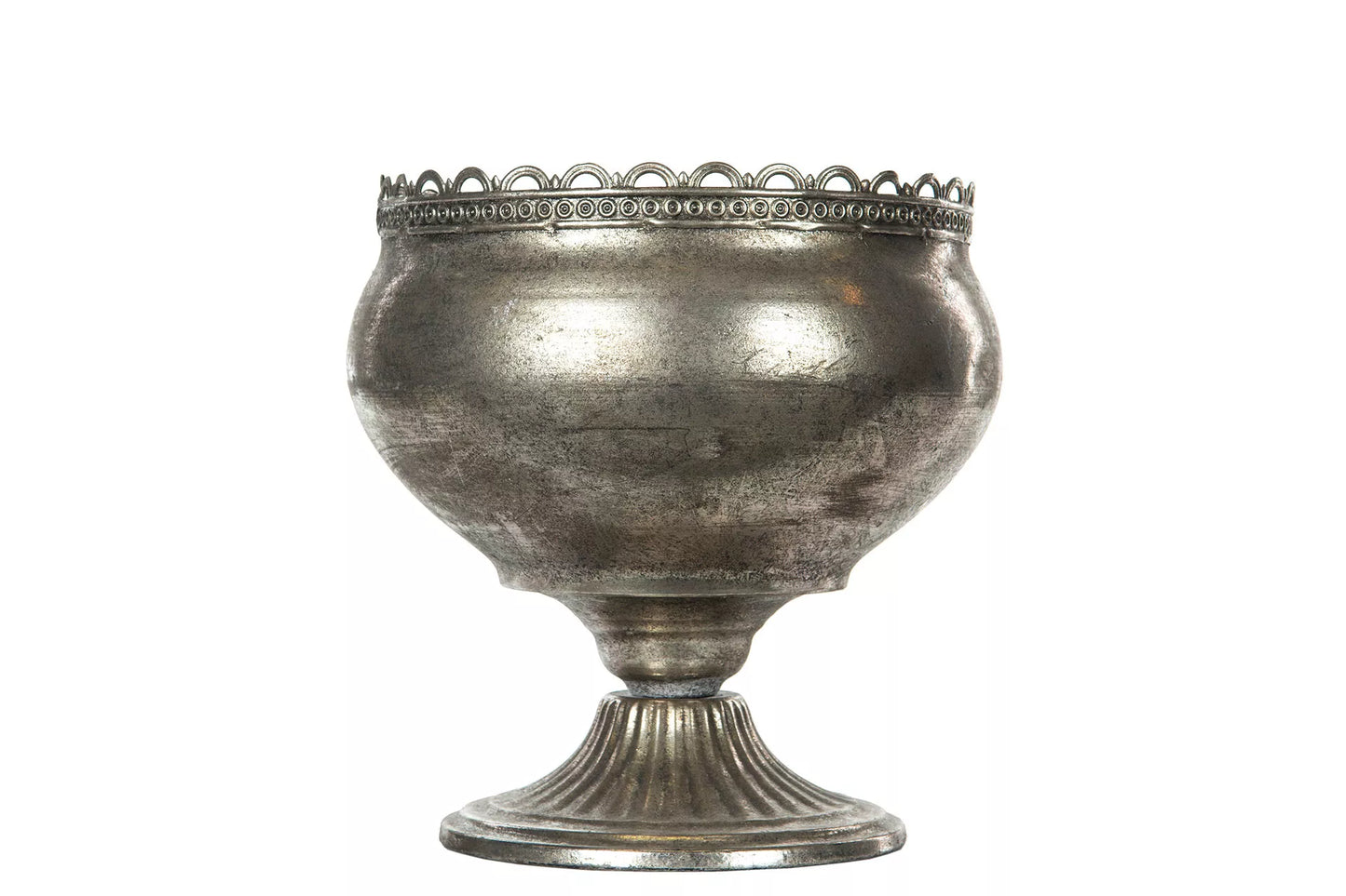 Blomkruka Pokal Vito Antik-Silver 23x25cm