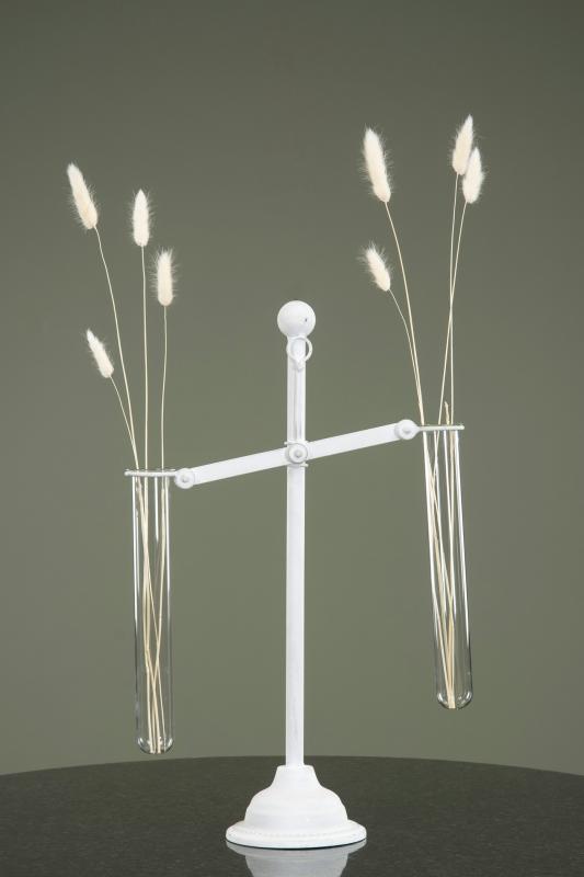 Dekorativ Vas Vågskål Provrör - antikvit