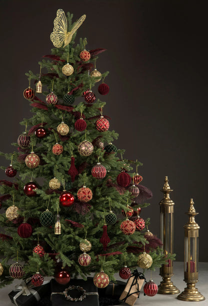 Ljuslykta Tower Guld 19x86cm 1 st HH