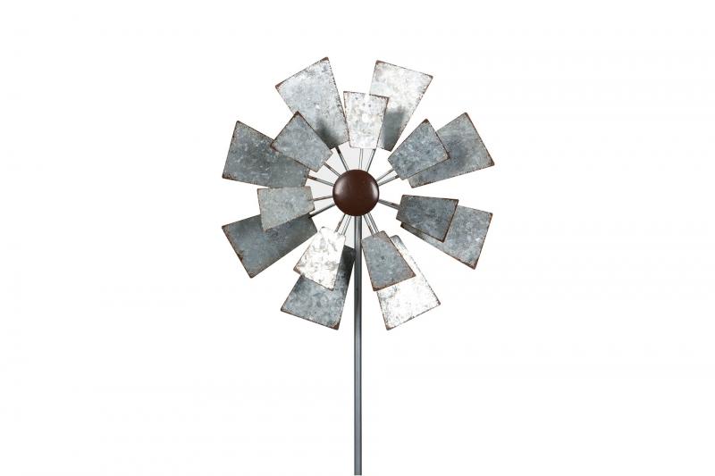 Utomhus Dekoration DIV. Trädgårdsstick Vindsnurra Metall Ø26cm/91 cm 2-pack