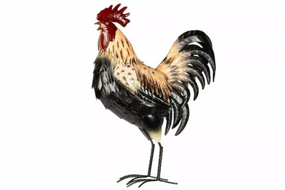 Påskdekoration Tupp Metall Beige/Brun 42x19x55cm I lager: Vecka  8