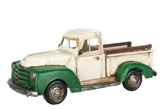 Dekoration Metalldekoration Lastbil Metall 28x11x12cm