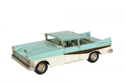 Dekoration Metalldekoration Bil De Soto Blå Metall 25x10x7,5cm