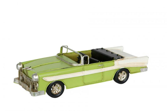 Dekoration Metalldekoration Bil Bel Air Grön Metall 25x10x7,5cm