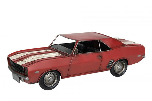 Dekoration Metalldekoration Bil Röd Metall 34x14x11cm