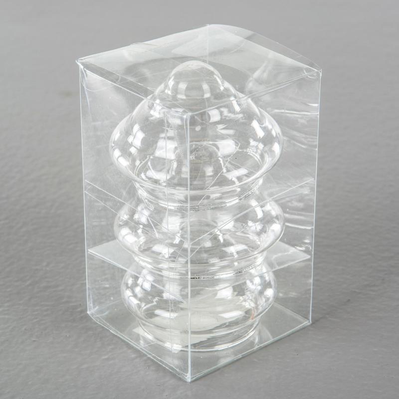 Dekoration Flytkopp Glas 7x5cm 6-pack