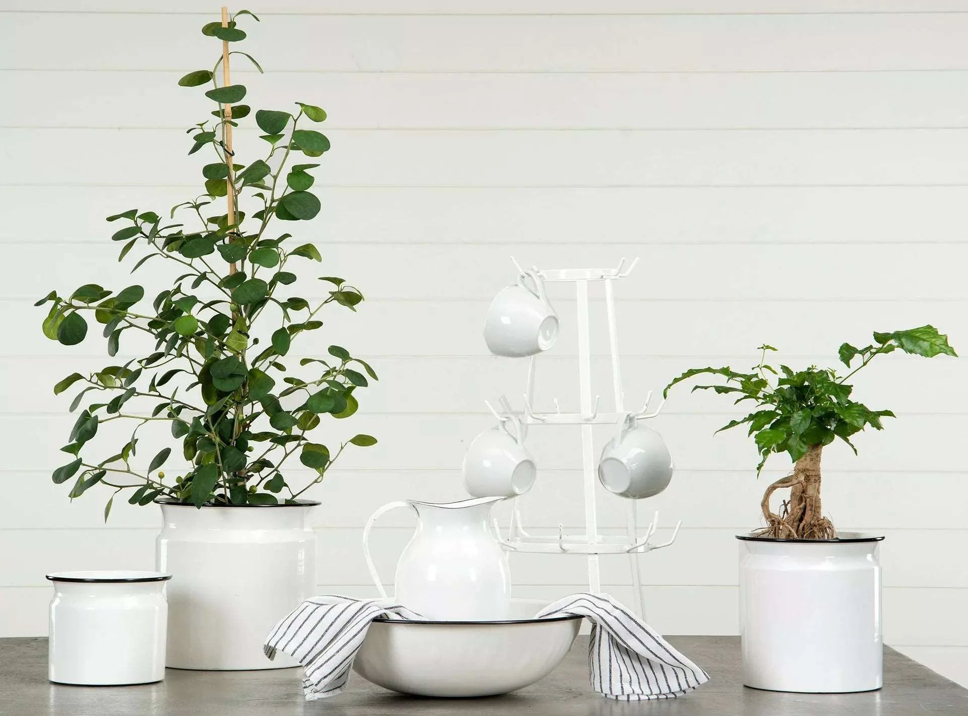 Redskapställ Kopphållare 54 cm vit