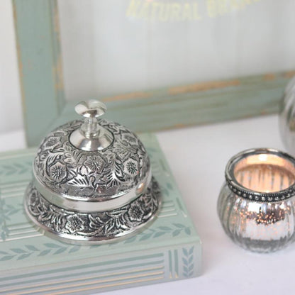 Dekoration Receptionsklocka - Antiksilver