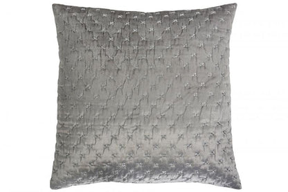 Kuddfodral Sammet 60x60 cm - ljusgrå