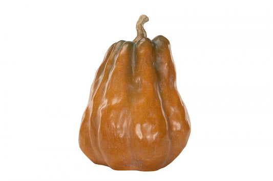 Dekoration Pumpa Orange.Nat Avlång Poly 18,5x16,5x24,5cm