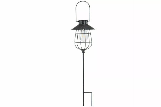 Trädgårdsbelysning Lampa/Solcell Led Pinne Svart Ant. 22x64cm