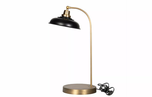Bordslampa Noa Emalj Svart 30x52cm HH