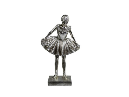 Dekoration Ballerina H39 / L23 / B13 cm antik silver