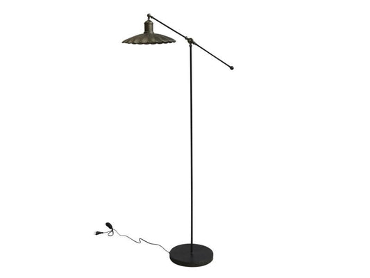 Golvlampa H155,5 / L67 / W34 cm antik mässing