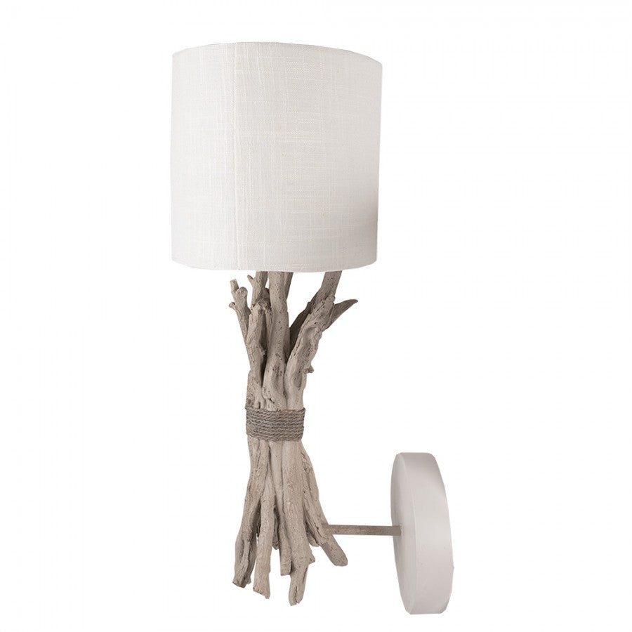 Vägglampa 33x26x43 Cm Beige