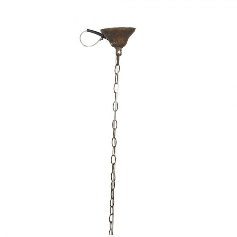 Taklampa Pendellampa Tekanna 37x20x26 Cm Beige Grön Matbordslampa i metall