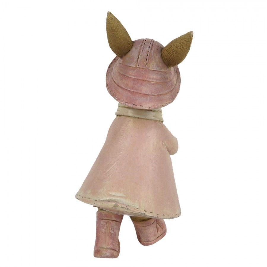 Påskdekoration Kanin 8x6x14 cm Flerfärgad Polyresin