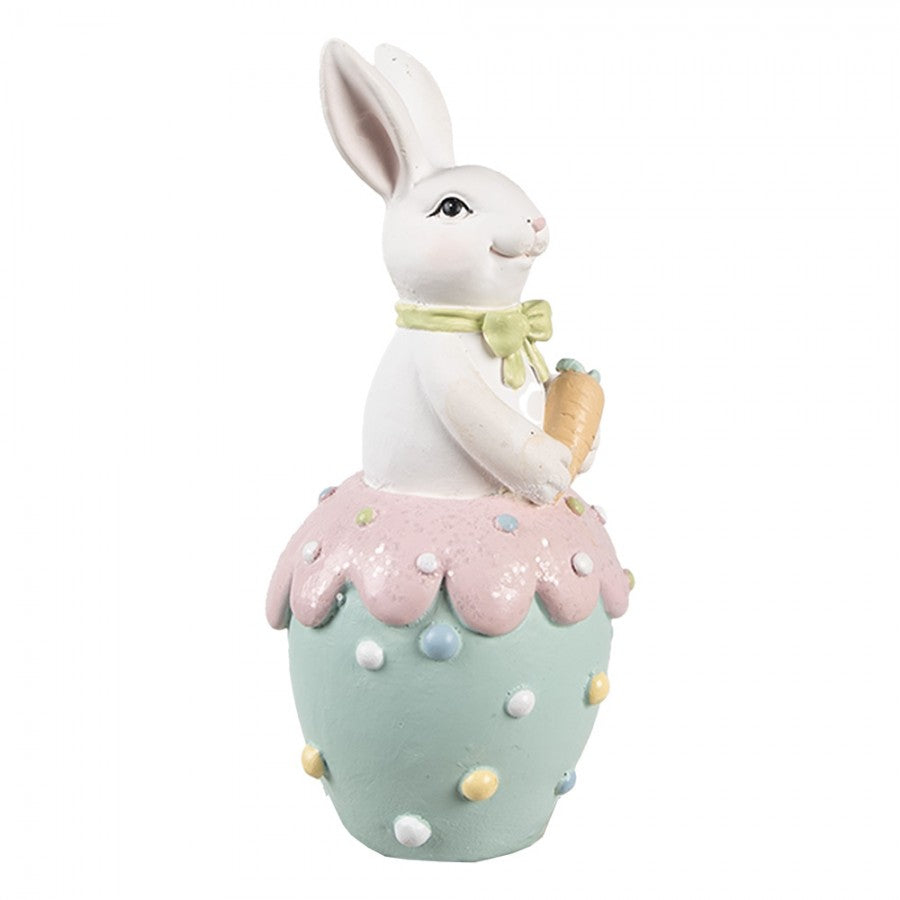 Påskdekoration Kanin Ø 7x16 cm Vit Blå