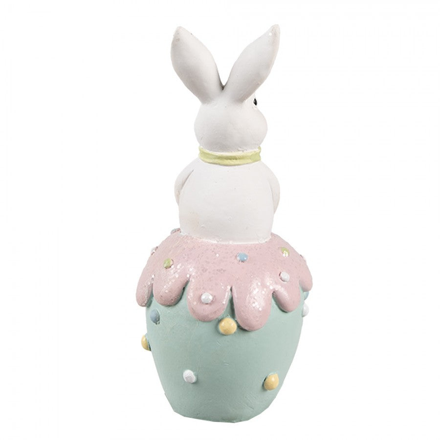 Påskdekoration Kanin Ø 7x16 cm Vit Blå