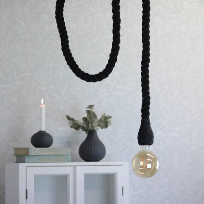 Taklampa Rep 150 cm svart