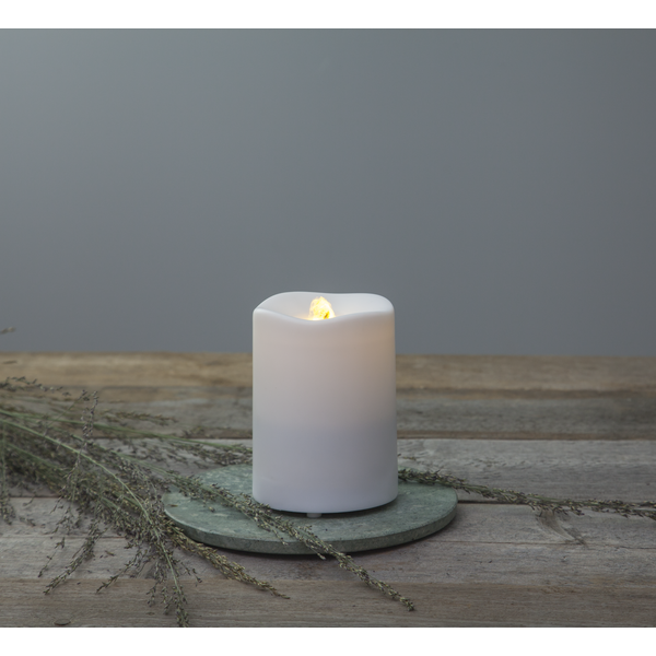 LED Ljus Batteri Blockljus Water Candle 10x14cm