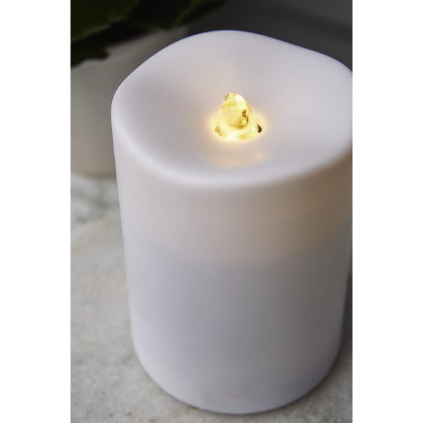 LED Ljus Batteri Blockljus Water Candle 10x14cm