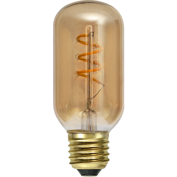 LED-lampa E27 Decoled Spiral Amber T45 Dim