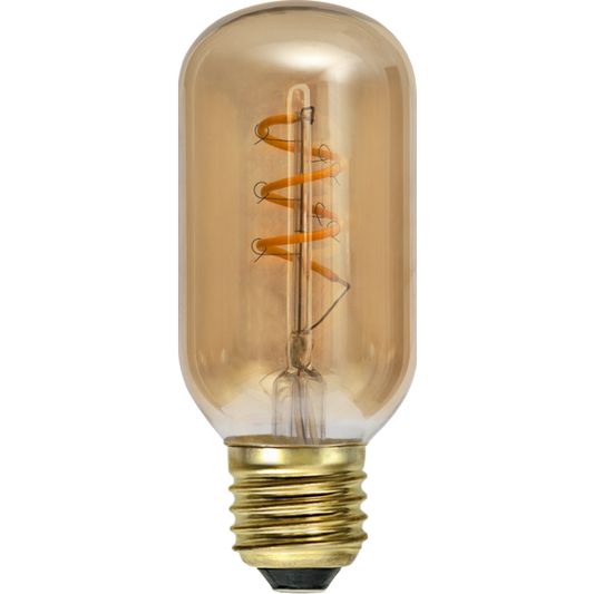 LED-lampa E27 Decoled Spiral Amber T45 Dim