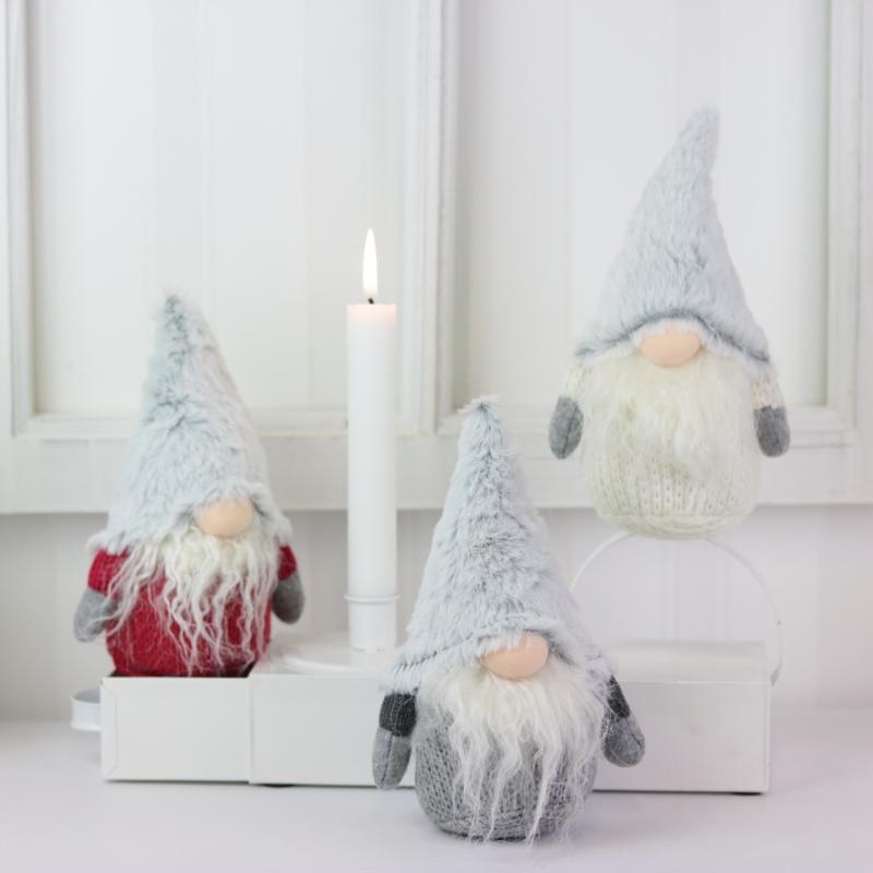 Juldekoration Inomhus Tomte Blyger 3-pack (B/H/D) 13x19x9cm