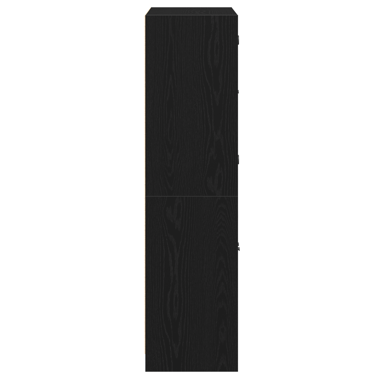 Skåp Svart Ek 68x37x142 cm