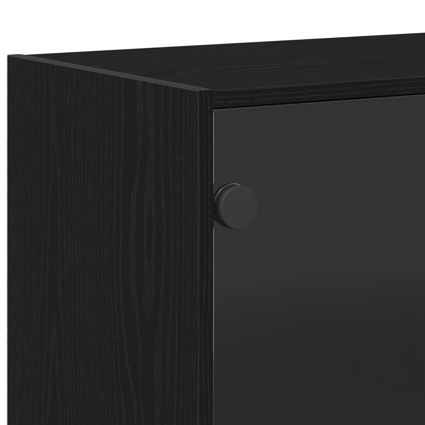 Skänk Svart Ek 102x37x75,5 cm