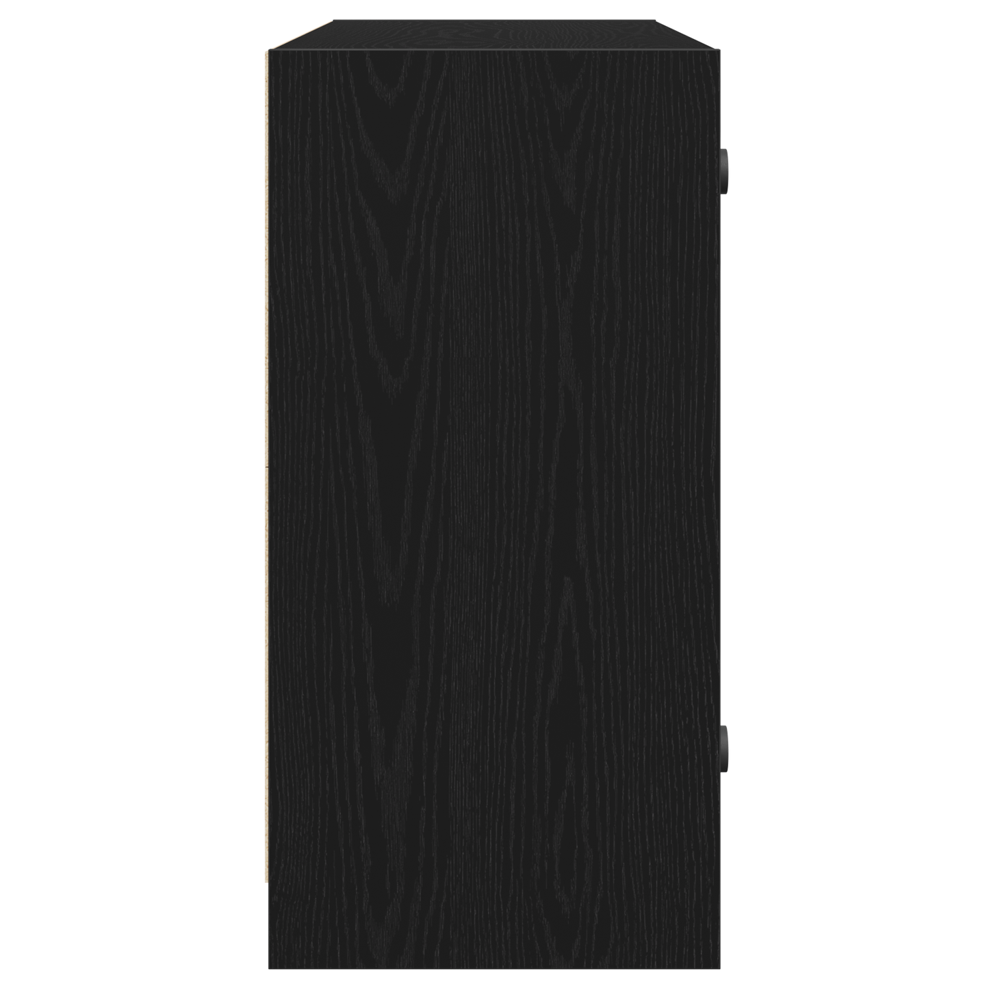 Skänk Svart Ek 102x37x75,5 cm