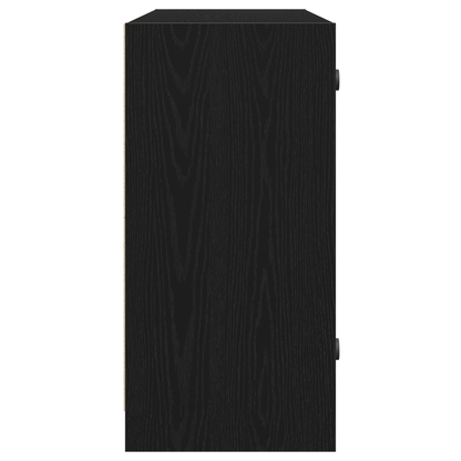 Skänk Svart Ek 102x37x75,5 cm