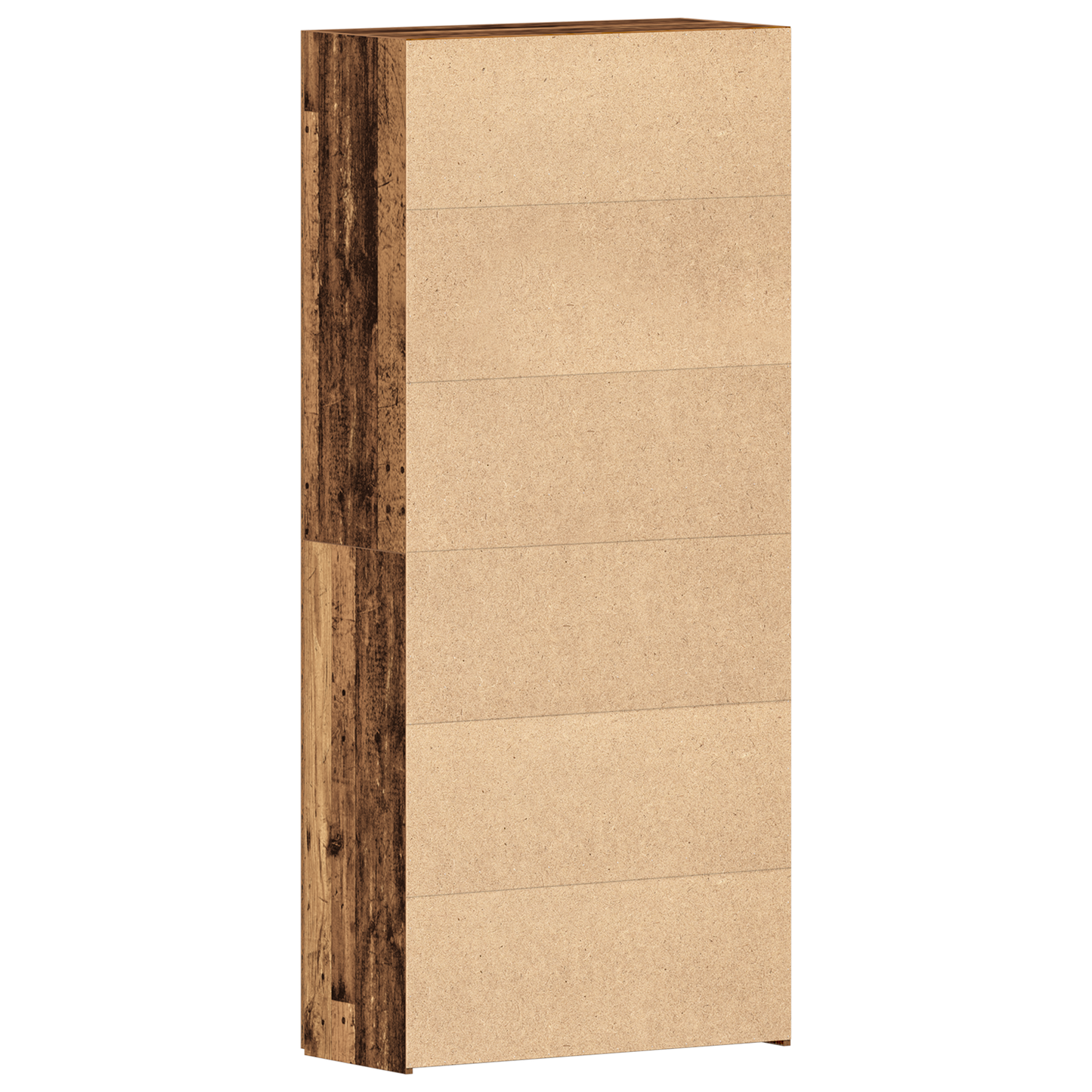 Skoställ Åldrat Trä Skoskåp 80x35,5x180 cm