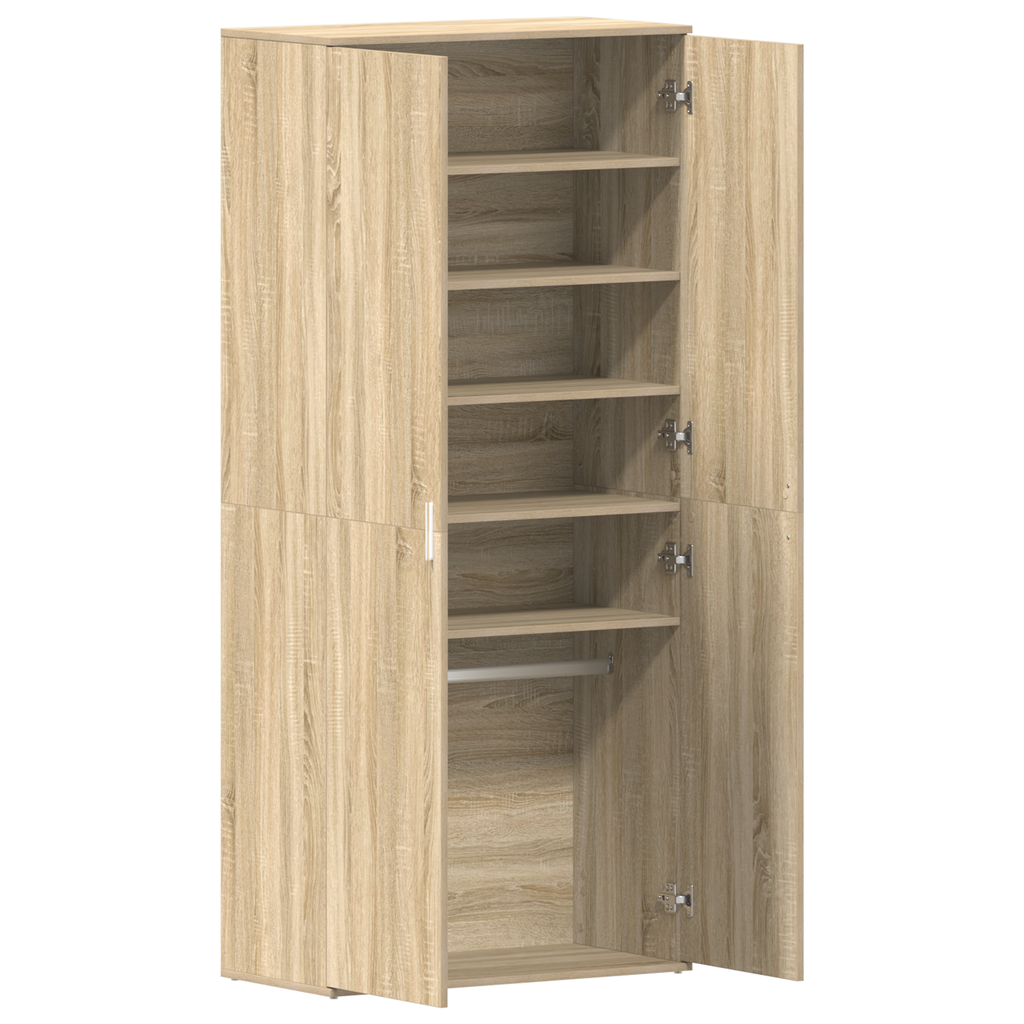 Skoställ Sonoma Ek 80x39x180 cm