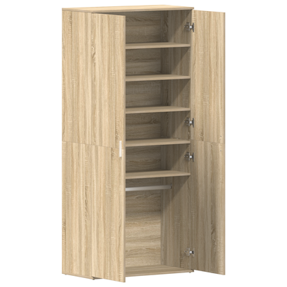 Skoställ Sonoma Ek 80x39x180 cm