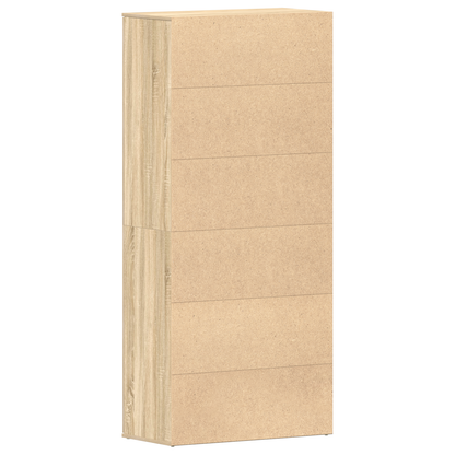 Skoställ Sonoma Ek 80x39x180 cm
