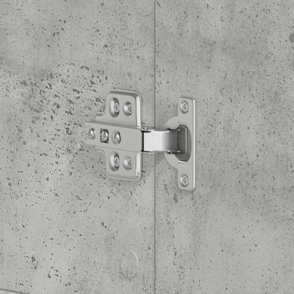 Skoställ Betonggrå 80x39x180 cm