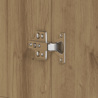 Skoställ Brun Ek 80x39x180 cm