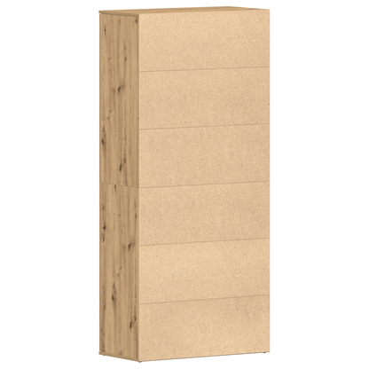 Skoställ Brun Ek 80x39x180 cm