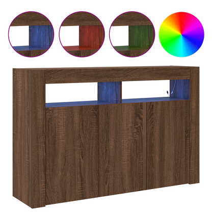 Soffbord Brun Ek 116 x 30 x 75 cm