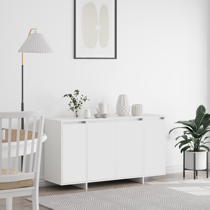 Skänk Vit Trä 135 x 41 x 75 cm Vit Skänk