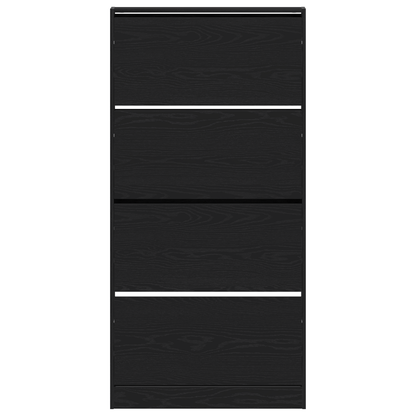 Skoställ Svart Ek 80 x 21 x 163,5 cm